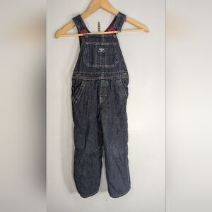 OshKosh B'gosh Denim Overalls. Osh Kosh B'gosh  Overalls 5t Blue Denim Fleece Li